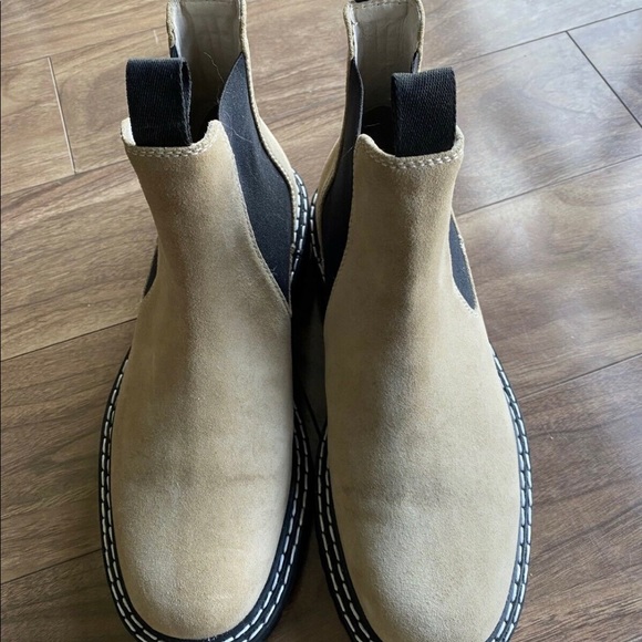 Jo Mercer Raleigh natural suede boots - size 8 - Picture 2 of 4